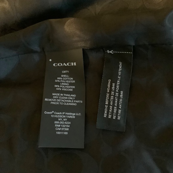 Coach Trench Coat, size S - Picture 6 of 7